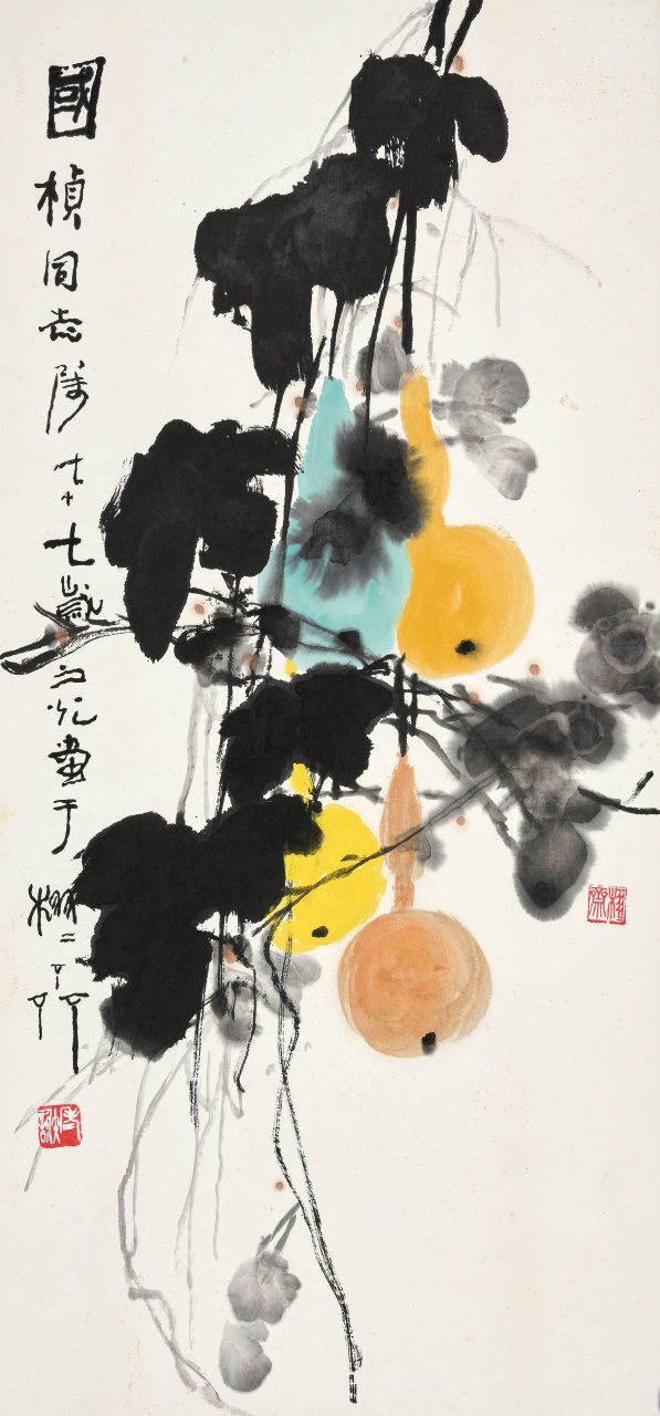 画家谢之光花鸟画