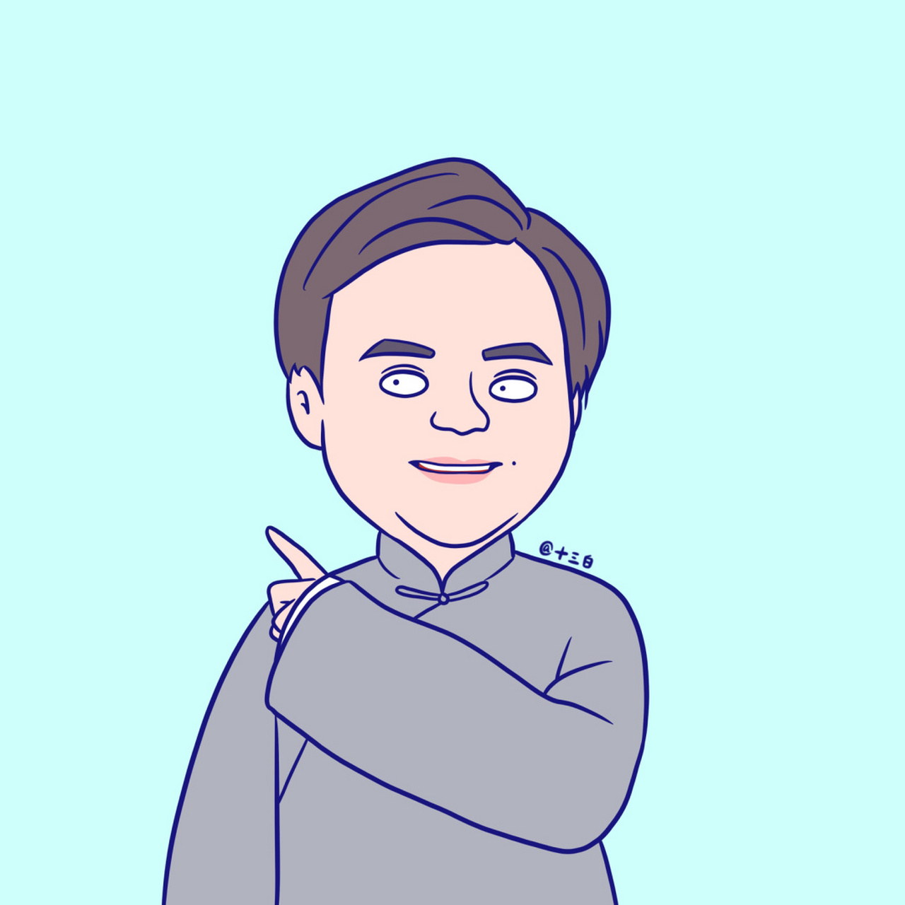 德云社人物群像小漫画第26615组 搞笑头像 可爱漫画 #手绘头像