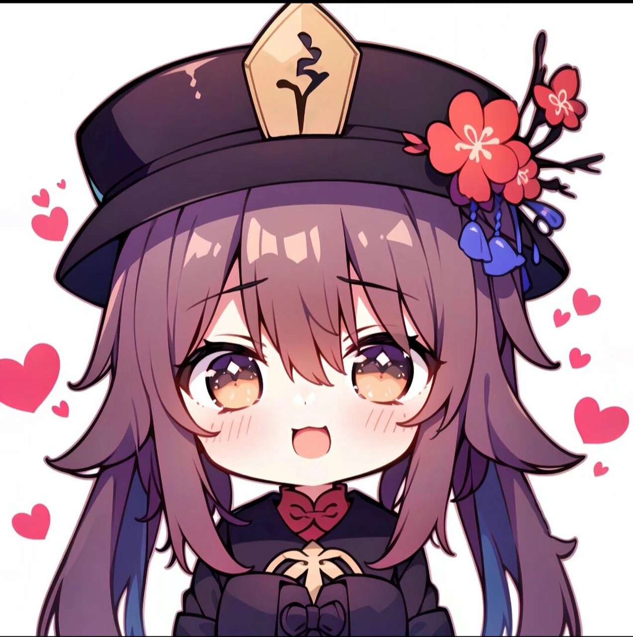 原神胡桃 #原神# #原神日常# #原来你也玩原神# 胡桃q版头像来啦～宝