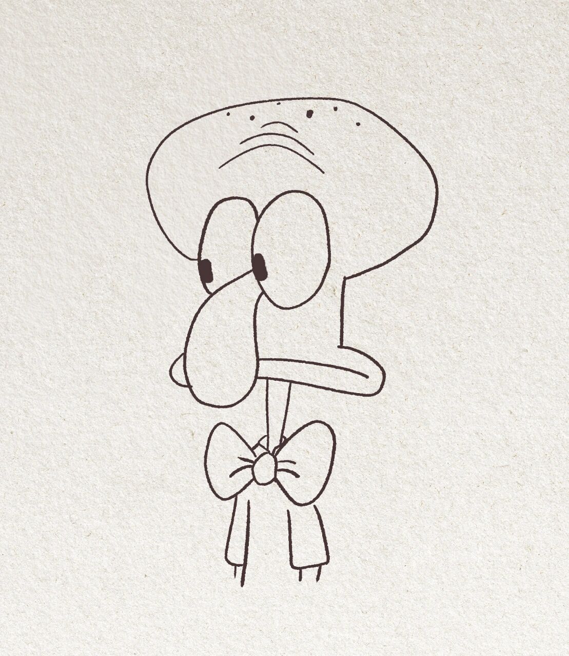 十秒钟教你画章鱼哥!超简单!