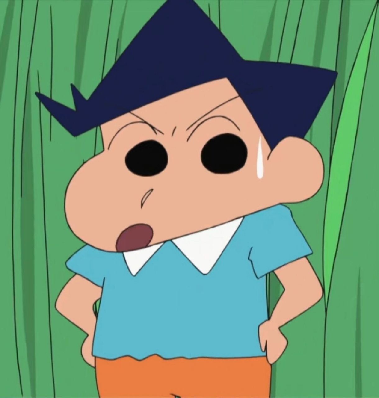 蜡笔小新简笔画之风间       老阿姨零基础拿起笔来学一学,画一画第2