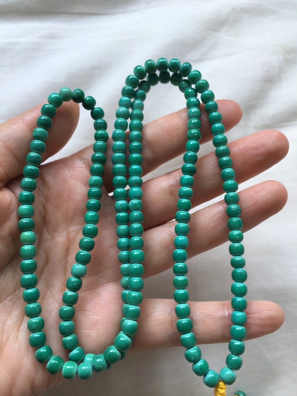绿松石盘玩前后对比!