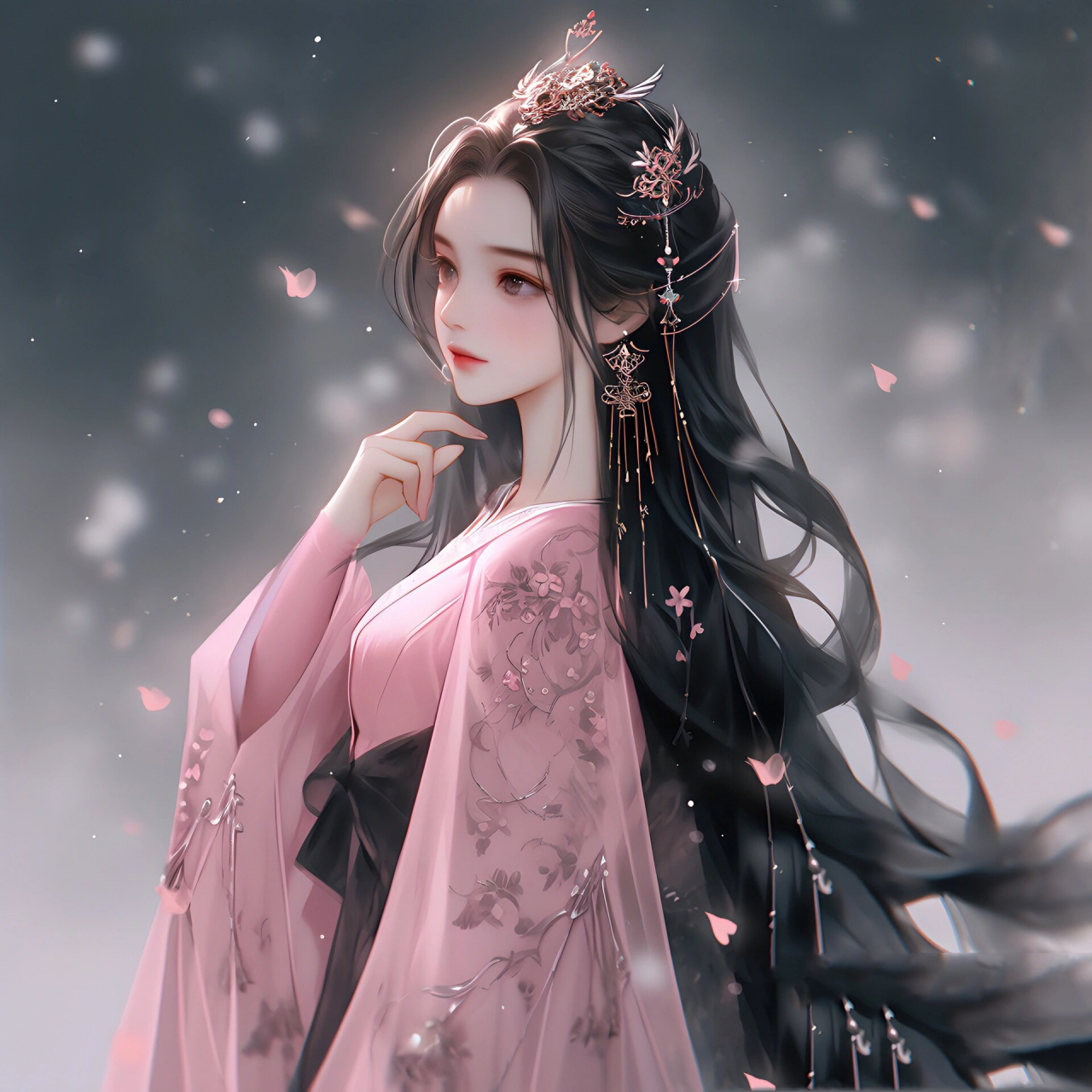 ▏古风女生头像 这种粉粉嫩嫩的头像也太好看了吧! 真的是超喜欢的!