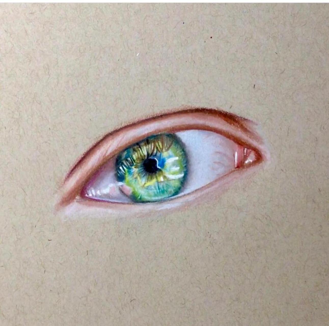 绘画教程# #画画教程# #眼睛# #彩铅# #自学画画# #彩铅手绘# #彩铅