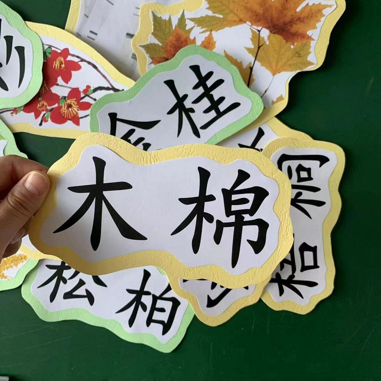 树之歌公开课教具板贴分享