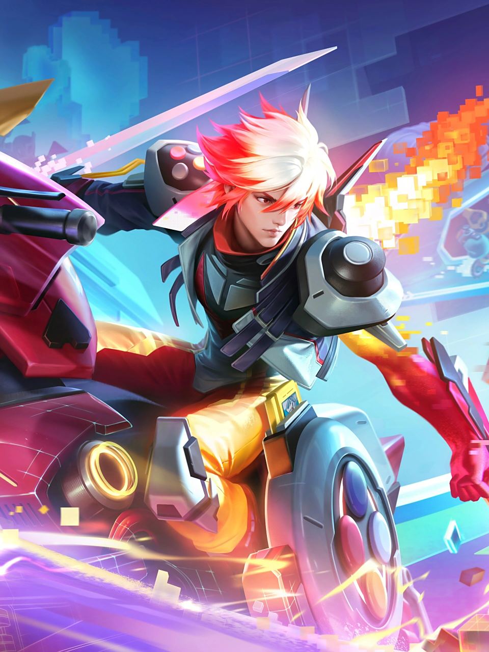 澜-电玩·雷克斯高清海报 澜和蔡文姬同时上线了一个系列的皮肤,而且