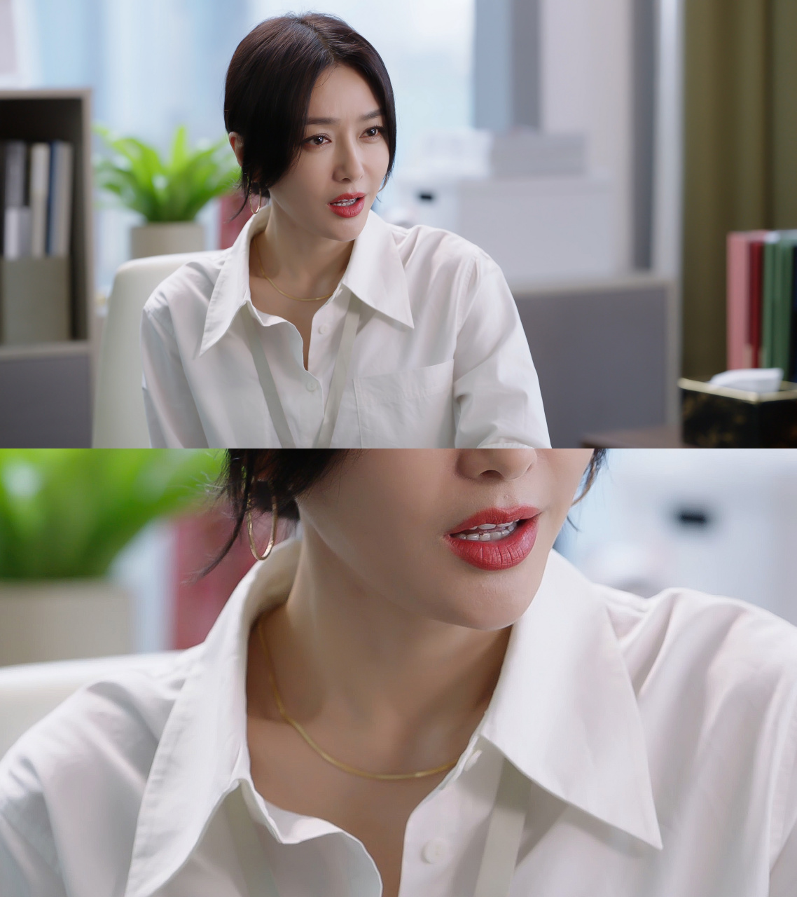 秦岚不代言金饰可惜了# .