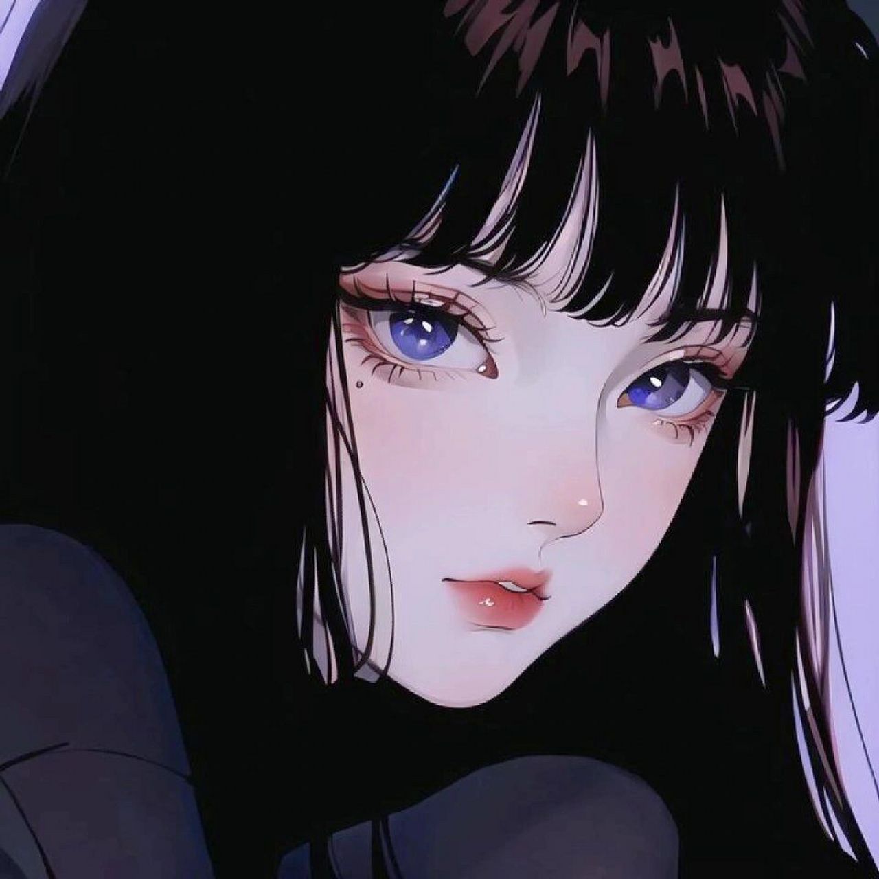 wechat头像 动漫二次元女生头像 暗黑二次元女生头像 快和姐妹一起换