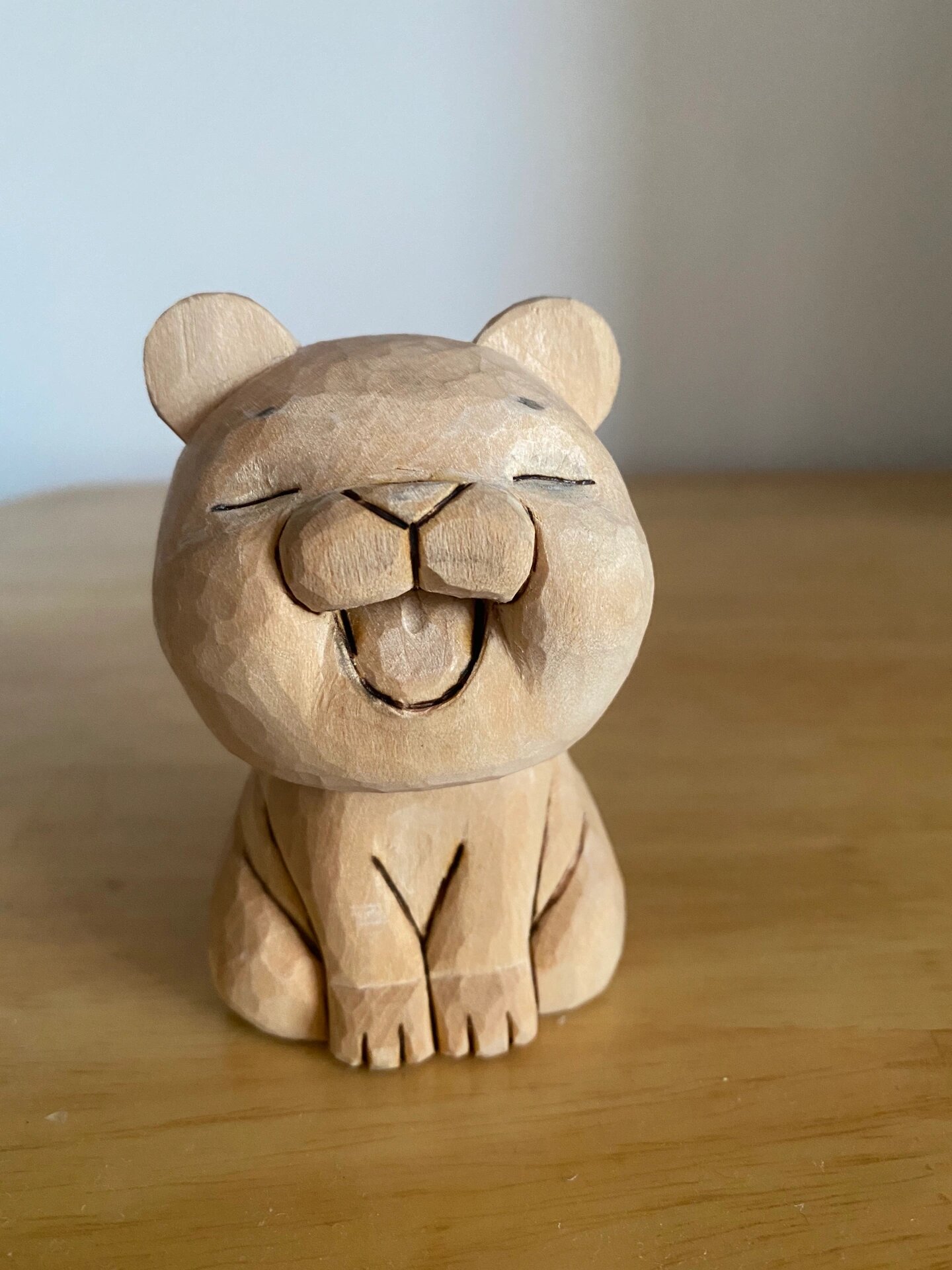 木雕手作～小老虎🐯