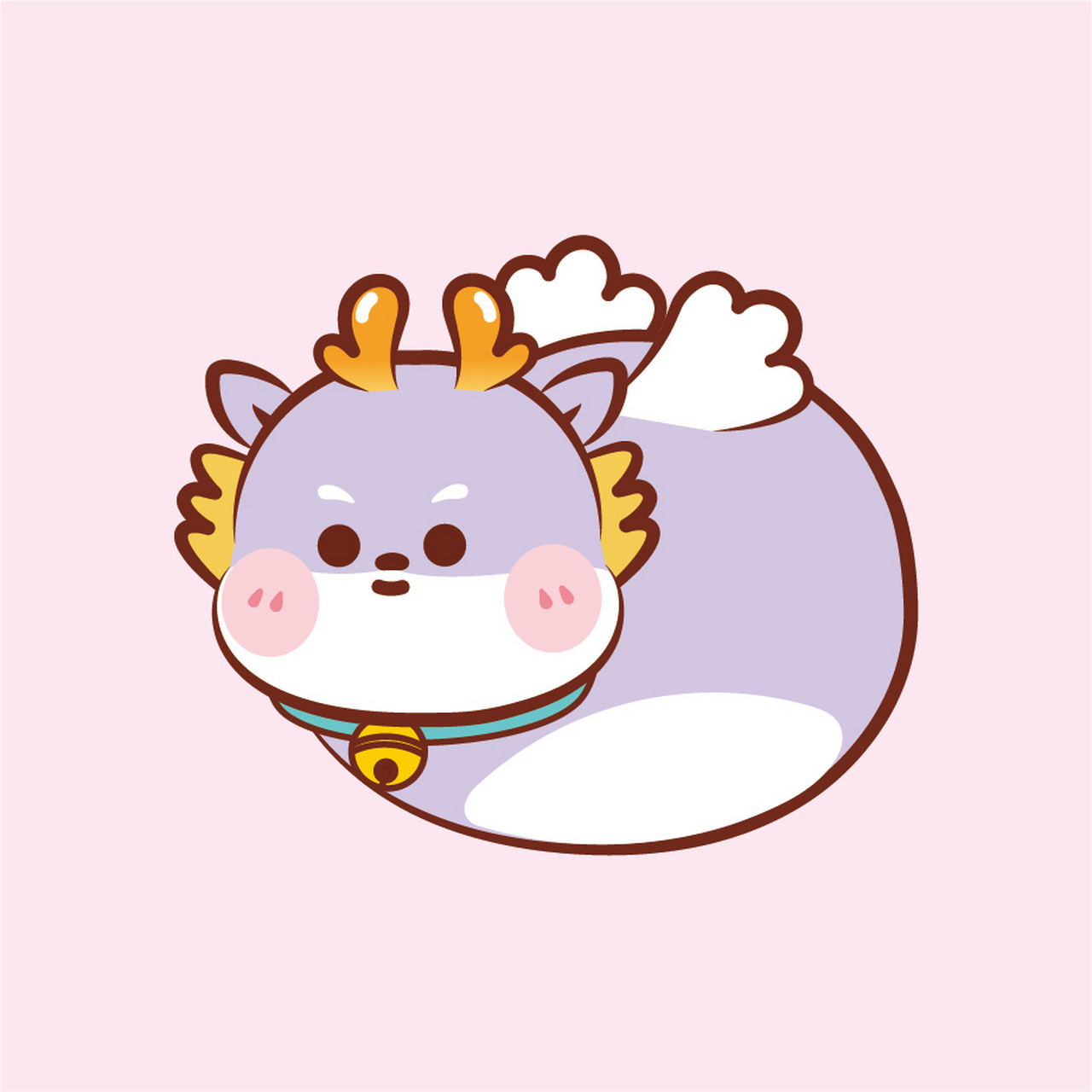 小飞龙ip卡通形象平安喜乐龙宝宝来啦头像 小飞龙ip卡通形象,治愈系ip