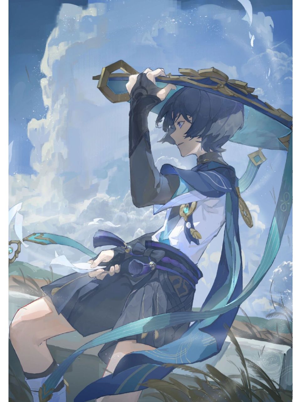 原神#流浪者#壁纸  散兵