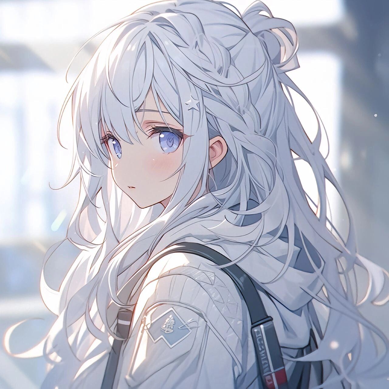 清冷白月光,动漫女生头像 #动漫女生头像# #好看的女生头像# #动漫女