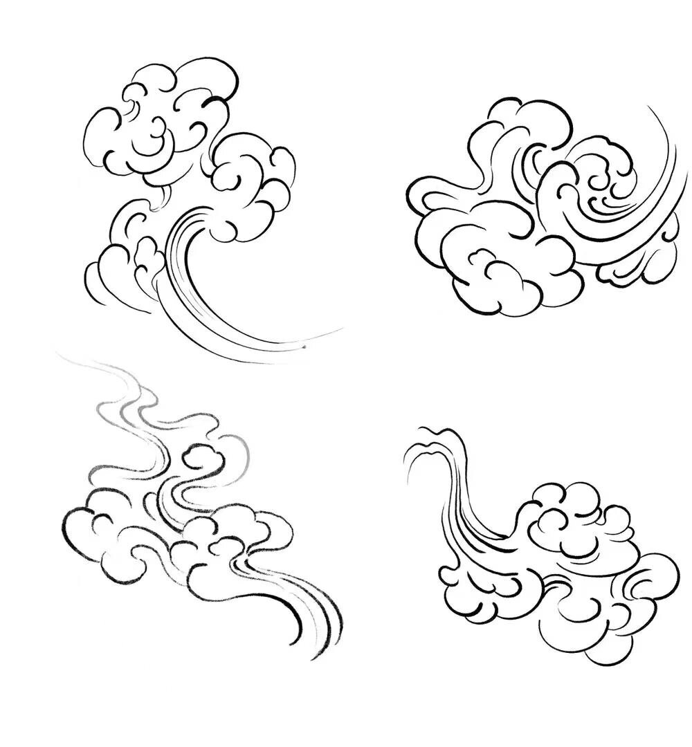 传统绘画——"云"怎么画