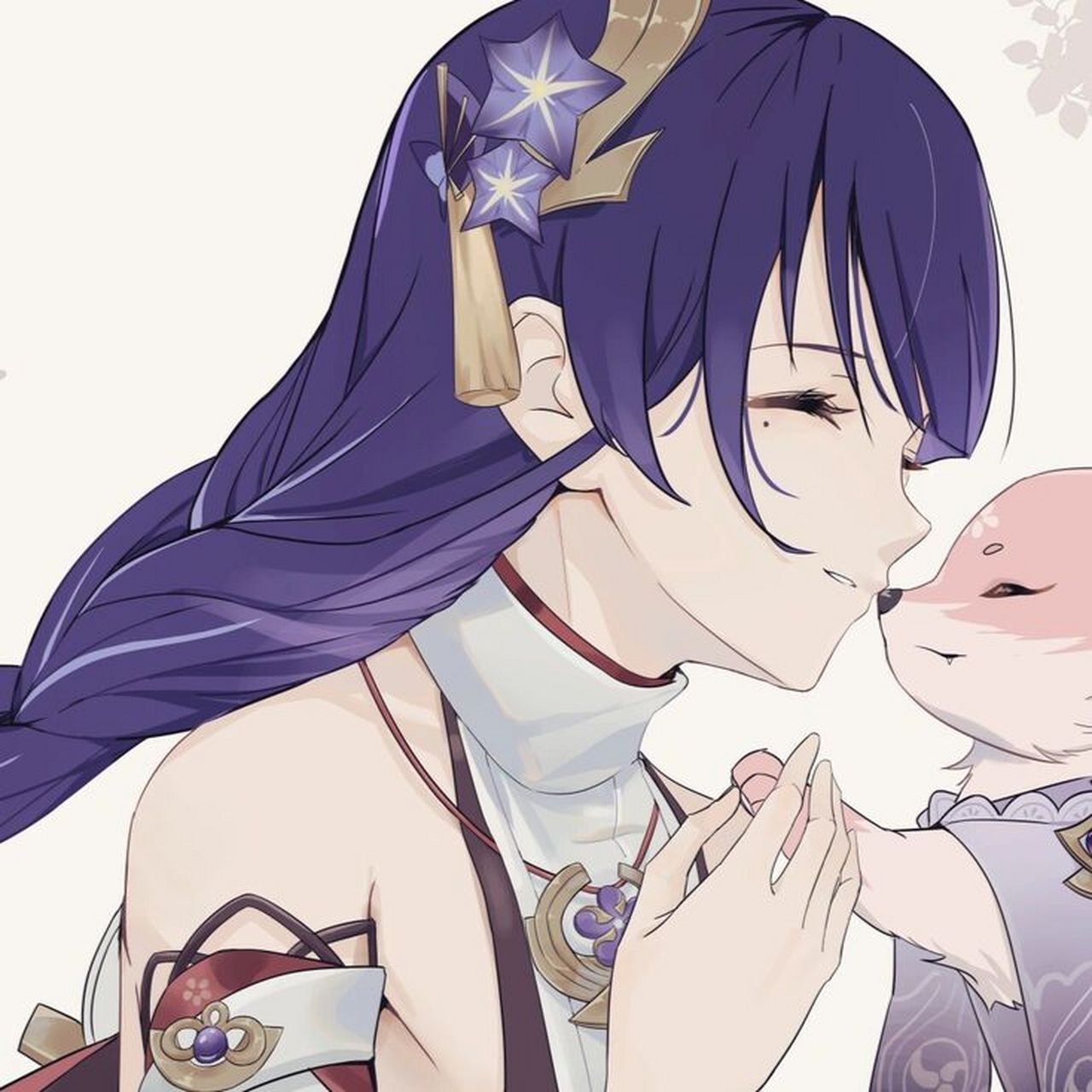 原神|鸣神组 八重神子雷电将军闺蜜头像