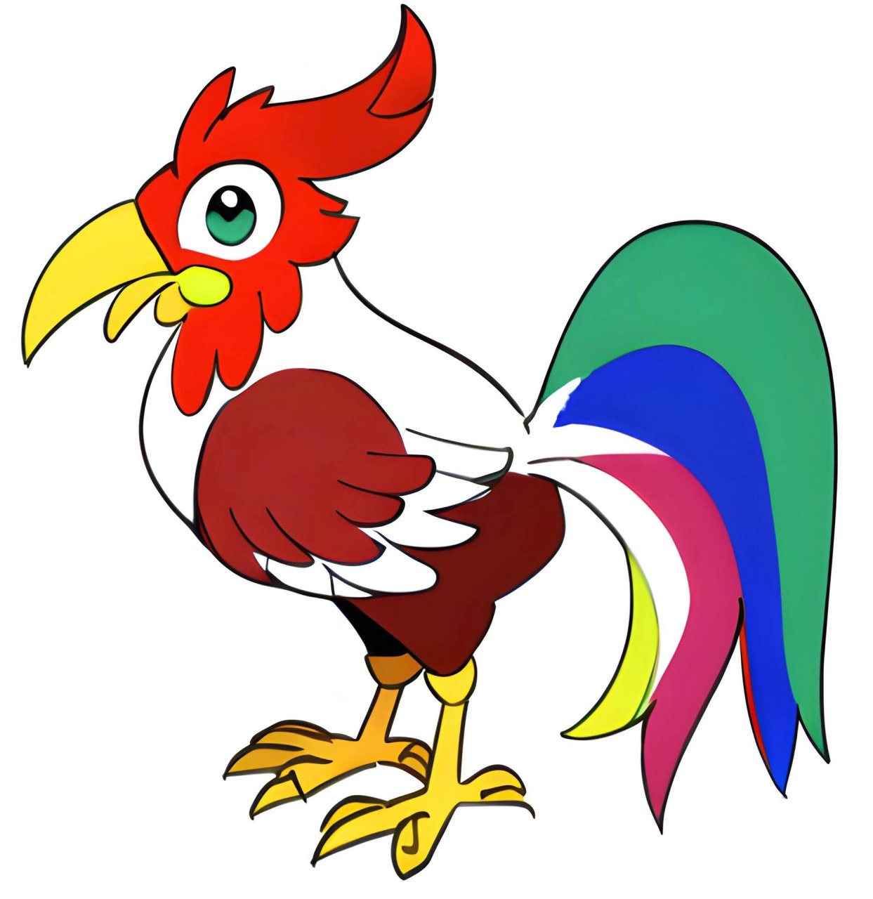 大公鸡,卡通图画 图片集形象,画图新品发布,哦哦,画的寂寞斯哦哦,森林