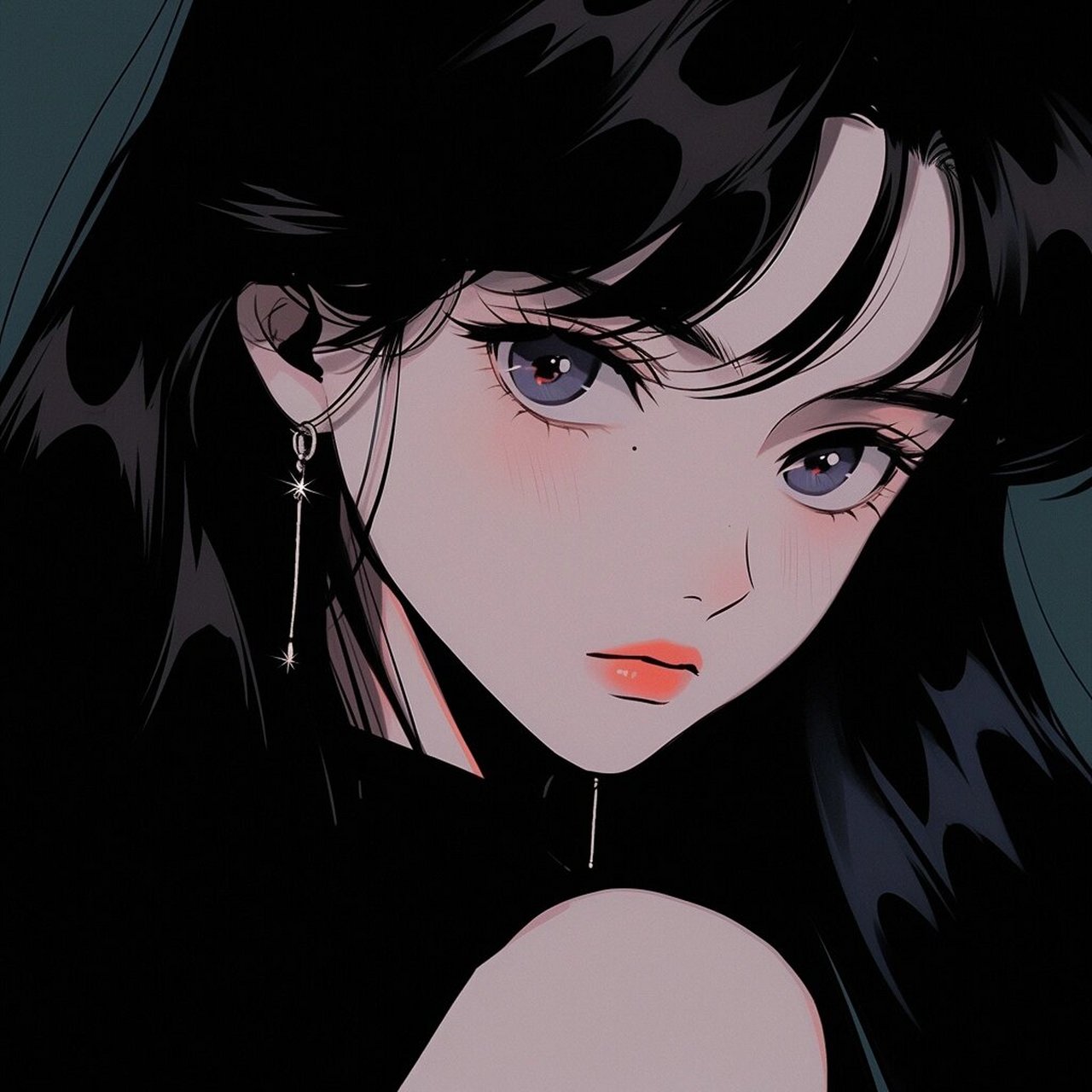 旧漫头像|黑白拽拽酷女孩你爱吗?