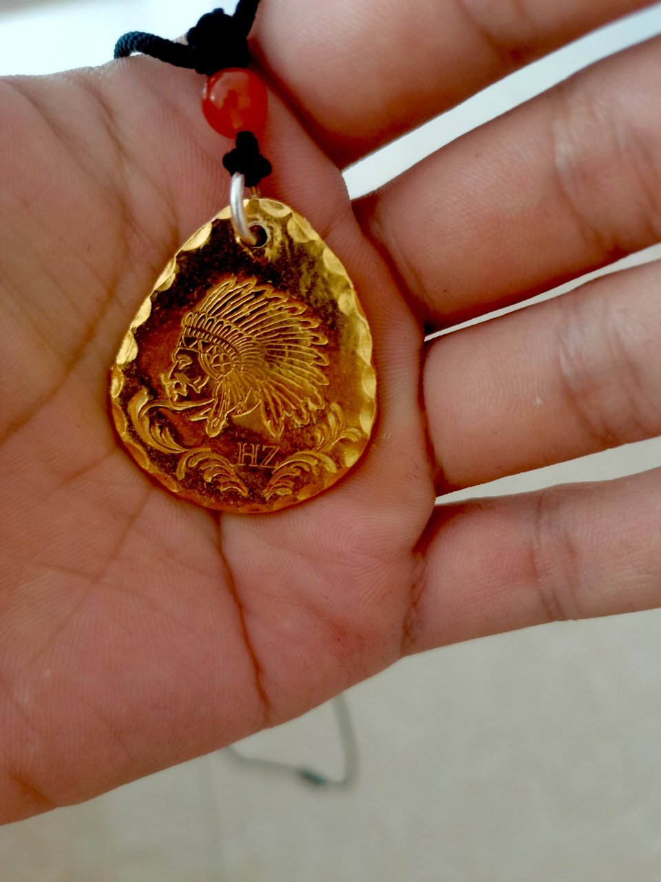 南昌打金 印第安金饼 同城一位帅气小哥哥找到我们 说自己喜欢印第安