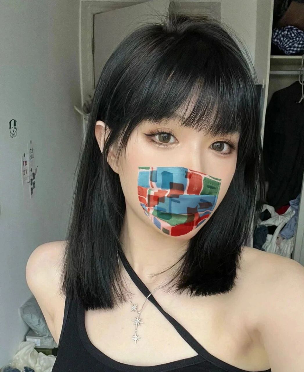 初恋简约洋气锁骨发显瘦减龄发型高级一刀切 这款根据脸型设计发型的