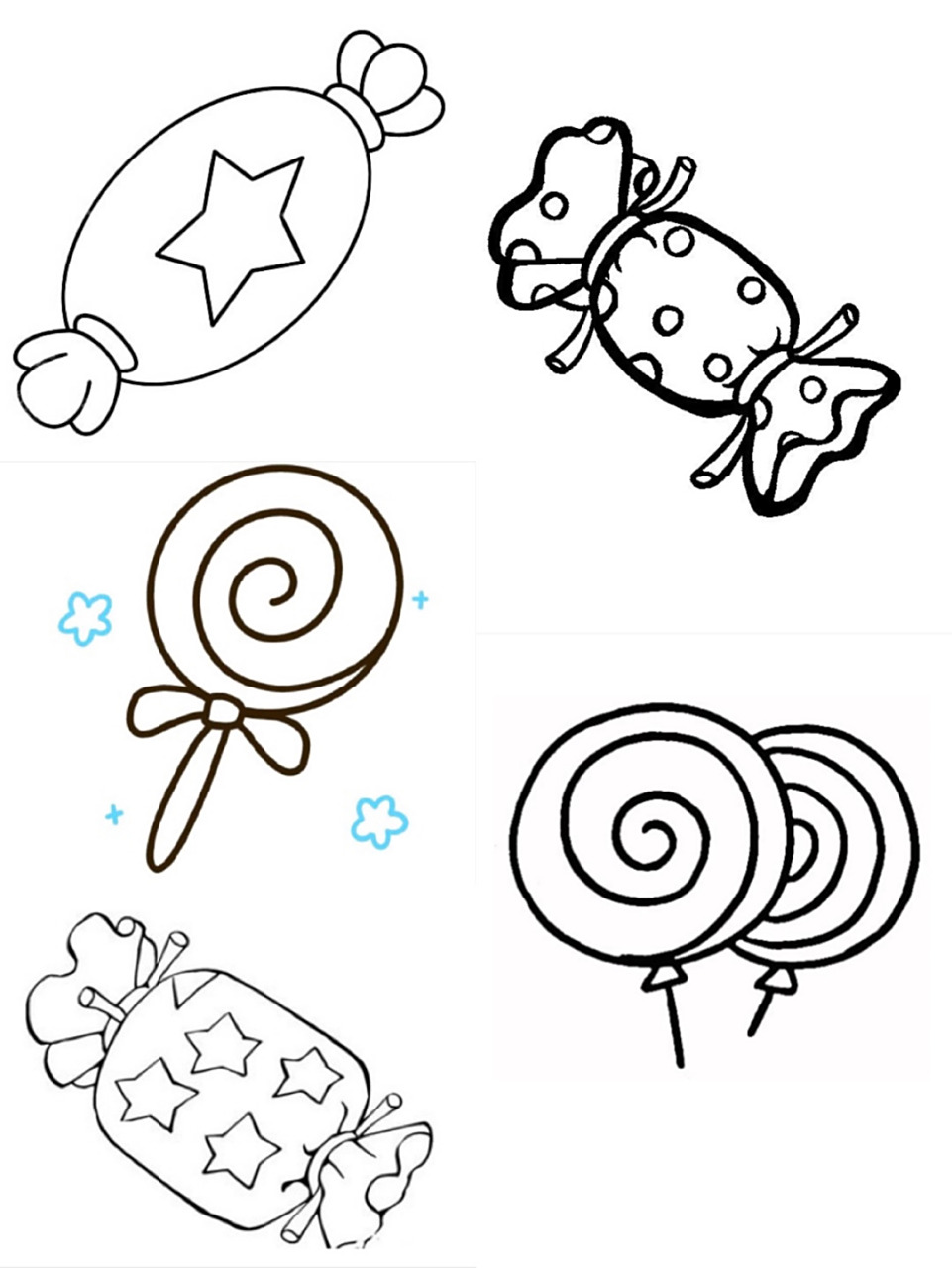【简笔画】糖果,棒棒糖 #简笔画