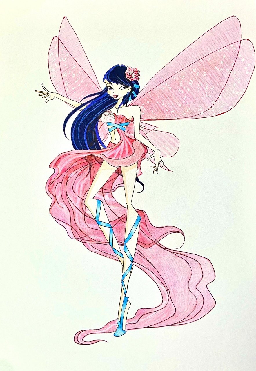 每天为宝贝画个仙子—《魔法俏佳人》妙莎 《魔法俏佳人》韵律仙子