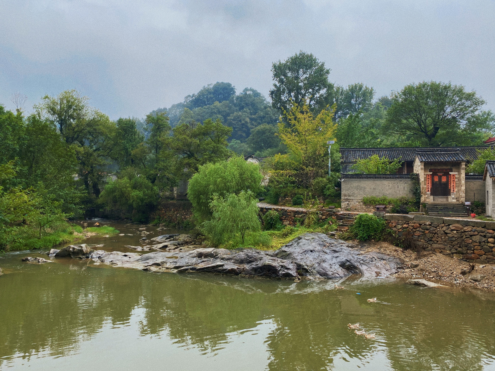 新县西河湾风景区图片