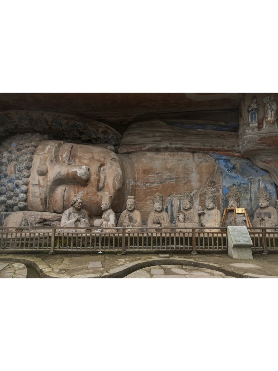 卧佛 · 释迦涅槃圣迹图 地点:重庆大足·宝顶山 年代:南宋 ·卧佛