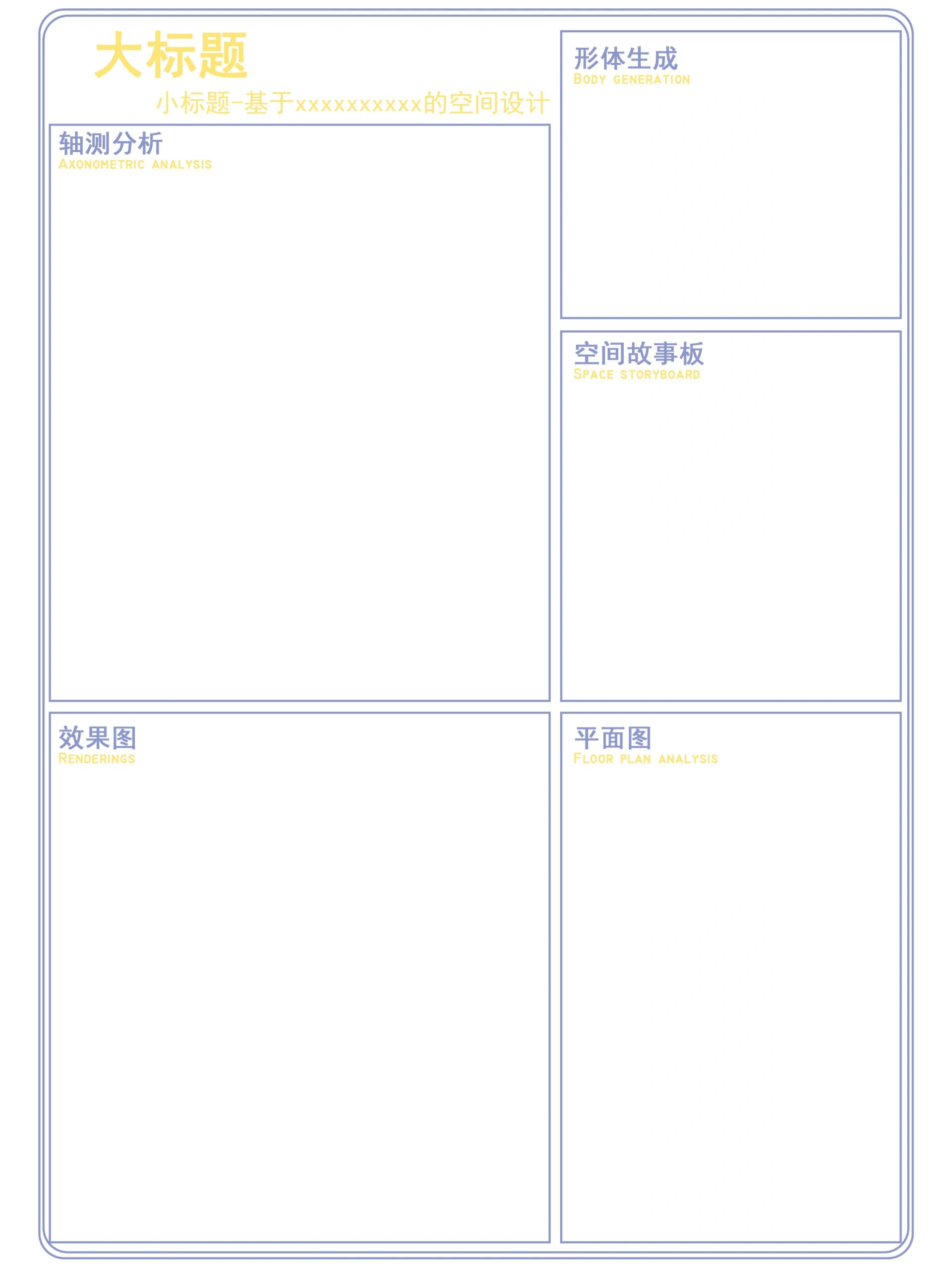 a3展板模板 psd格式,直接替换内容