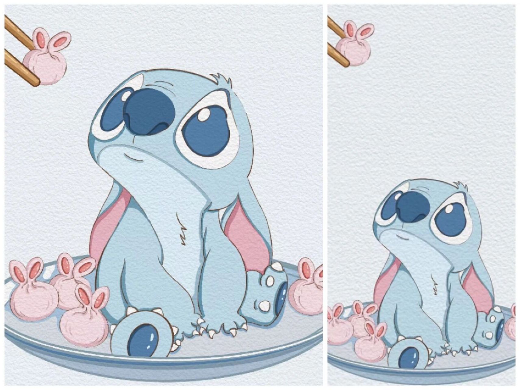 史迪仔头像/壁纸 关于在盘子里坐着的崽崽 (吃掉)