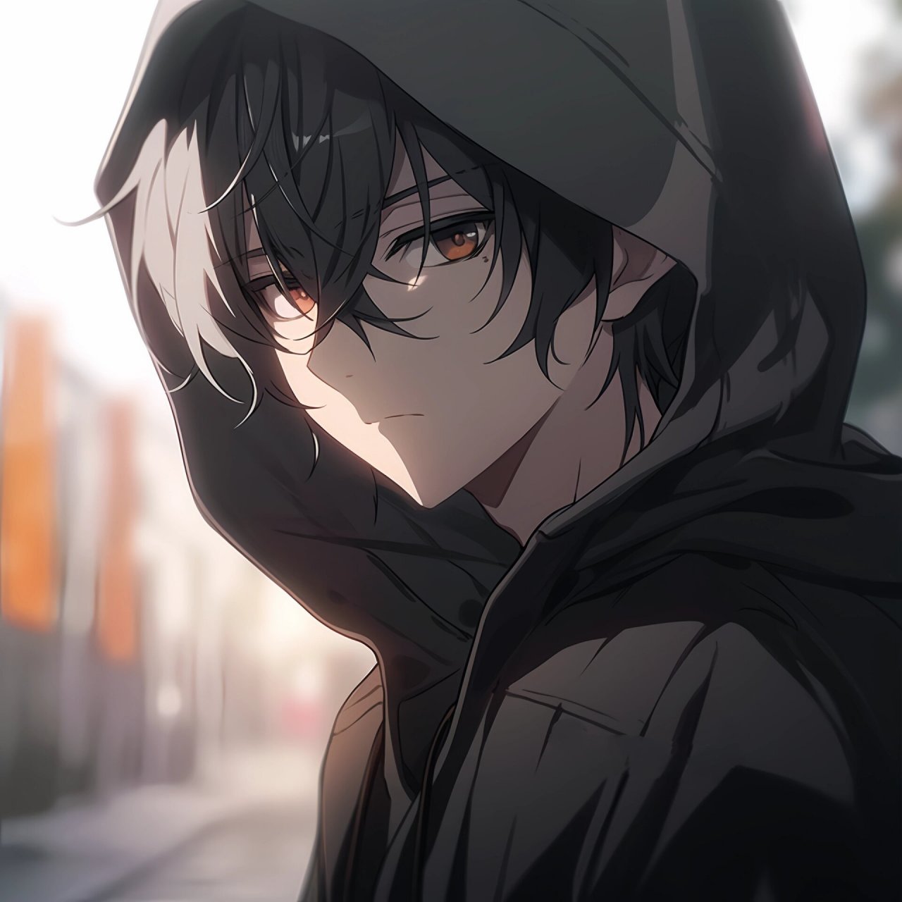 动漫头像|黑发男头(2)