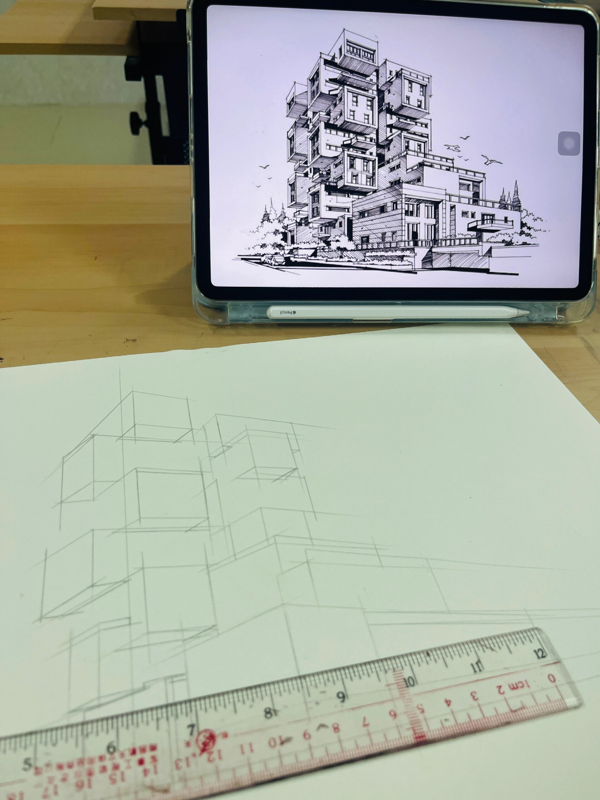 透视学作业图片