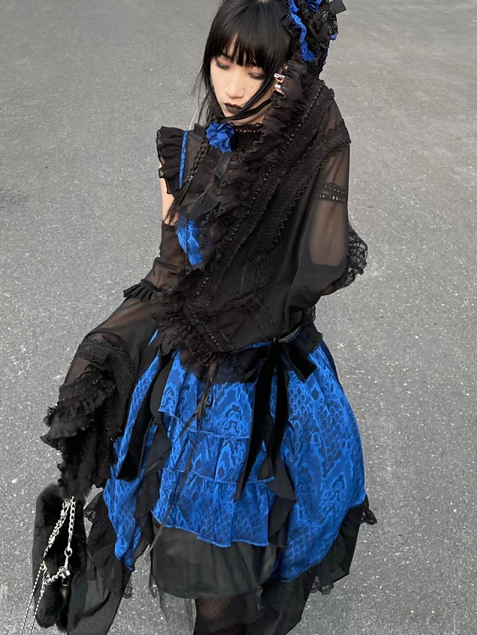 96暗黑亚系lo 哥特风穿搭 好久没穿lo 我又中二起来惹!