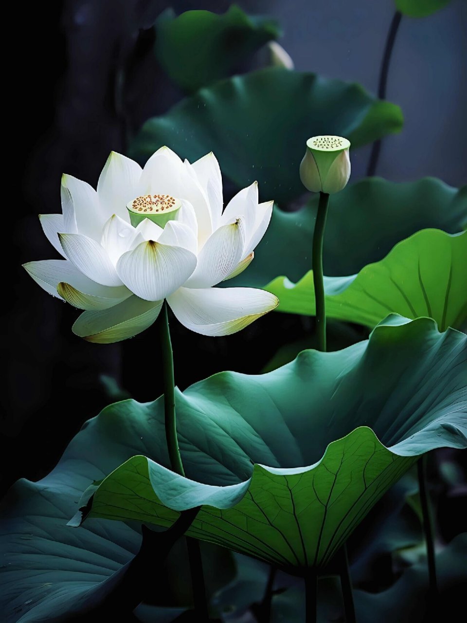 有一种花叫荷花,它的花语是:"红尘美景皆过客,人生一梦百世修,愿做