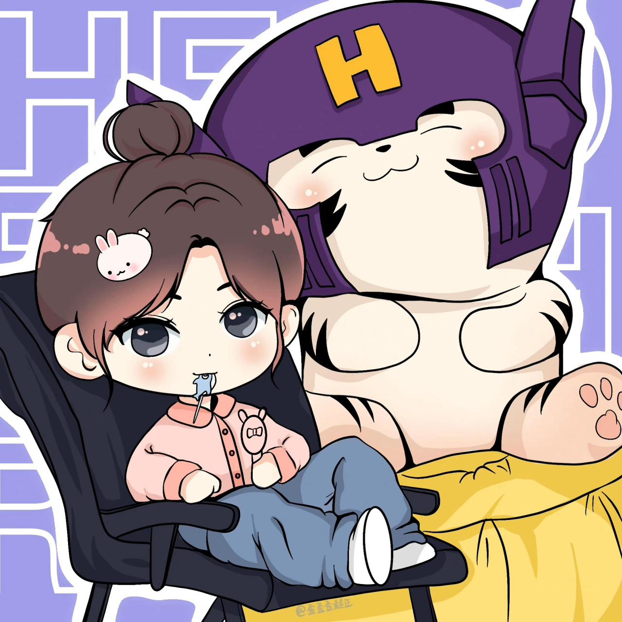 无畏情侣头像 小七仔的情侣头像来咯