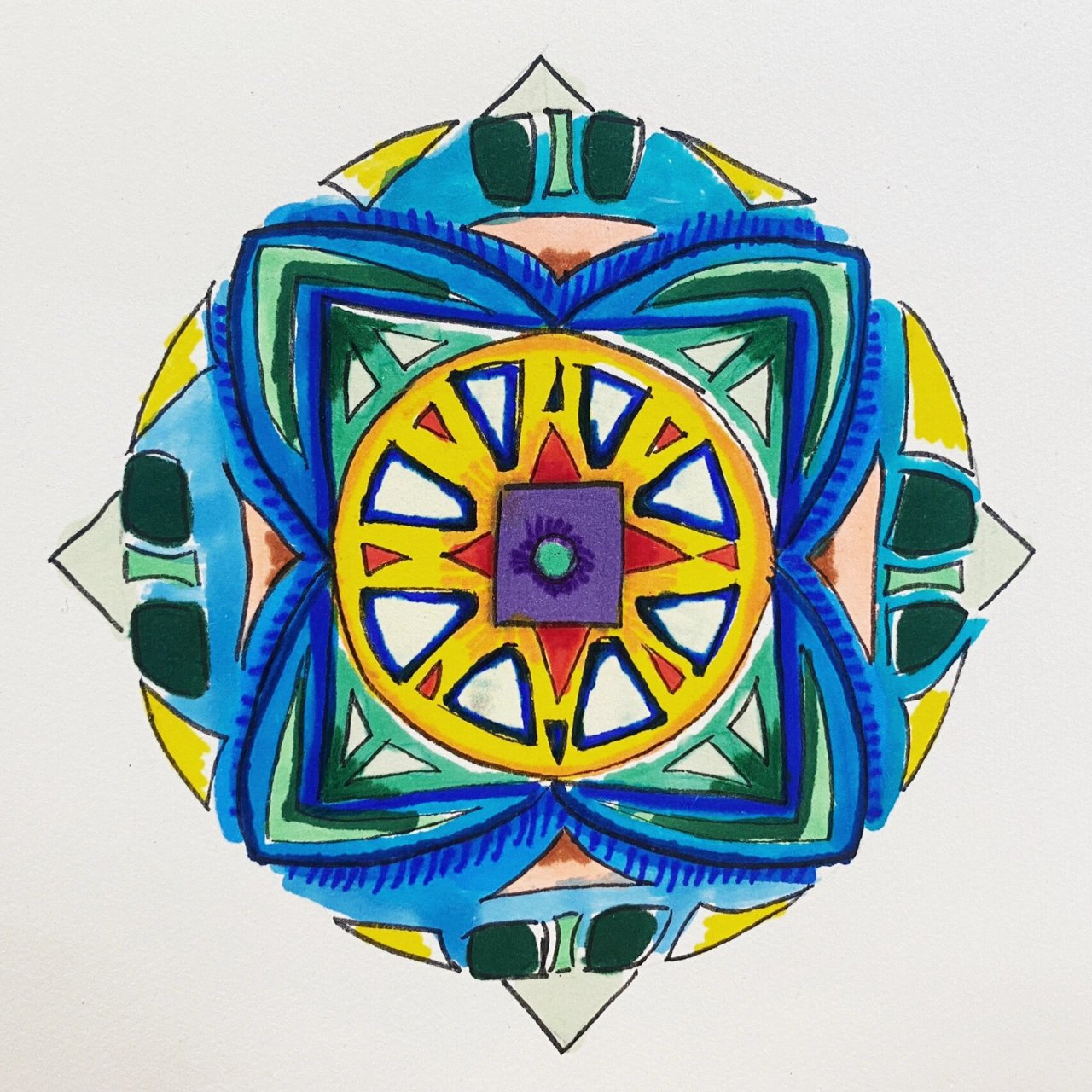 美术课堂作业记录|适合纹样 找了一些比较满意的作业分享给大家.