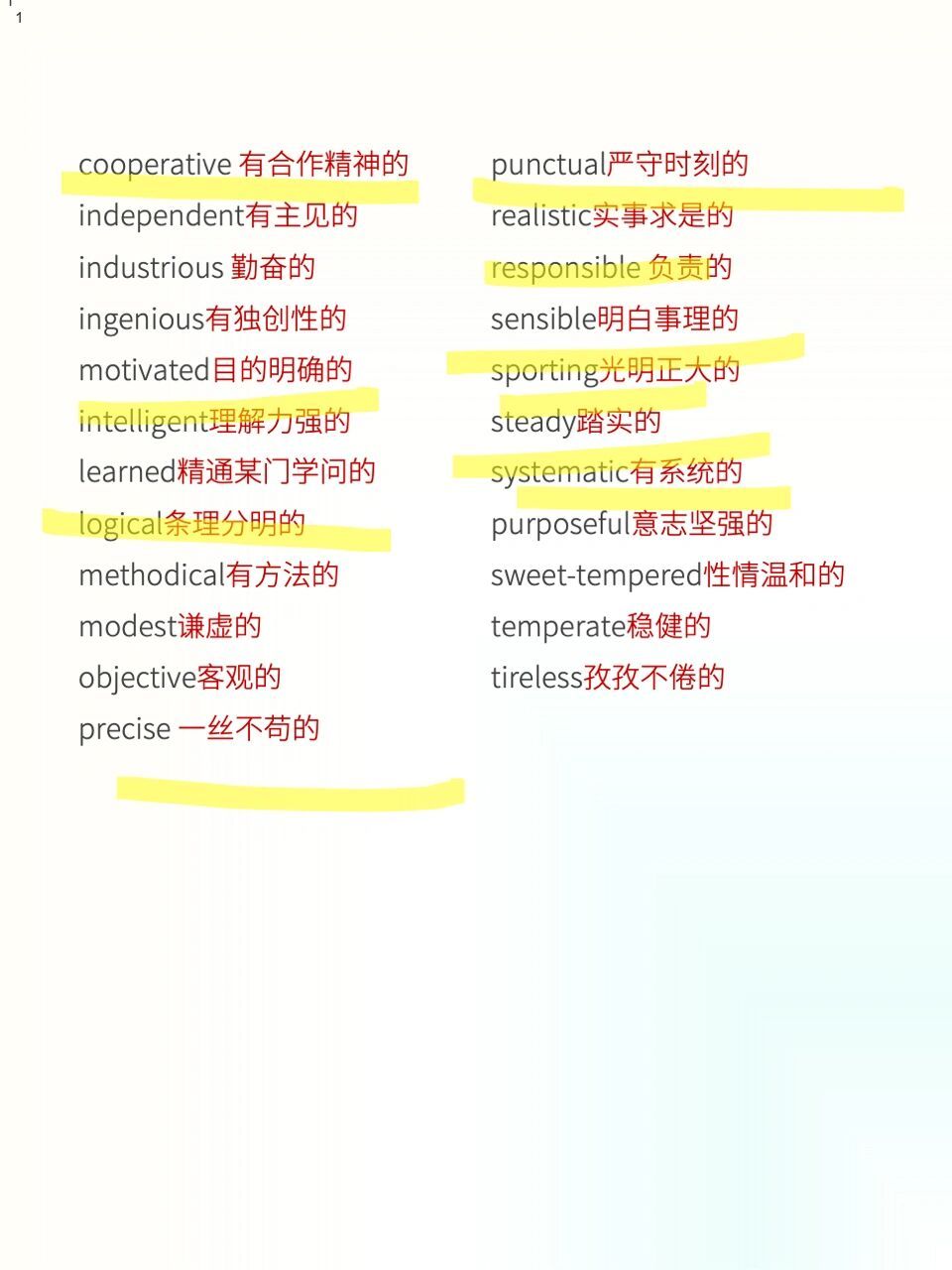 mba面试个人品质金词汇总|提前面试复试 16615mba申请,面试必备金