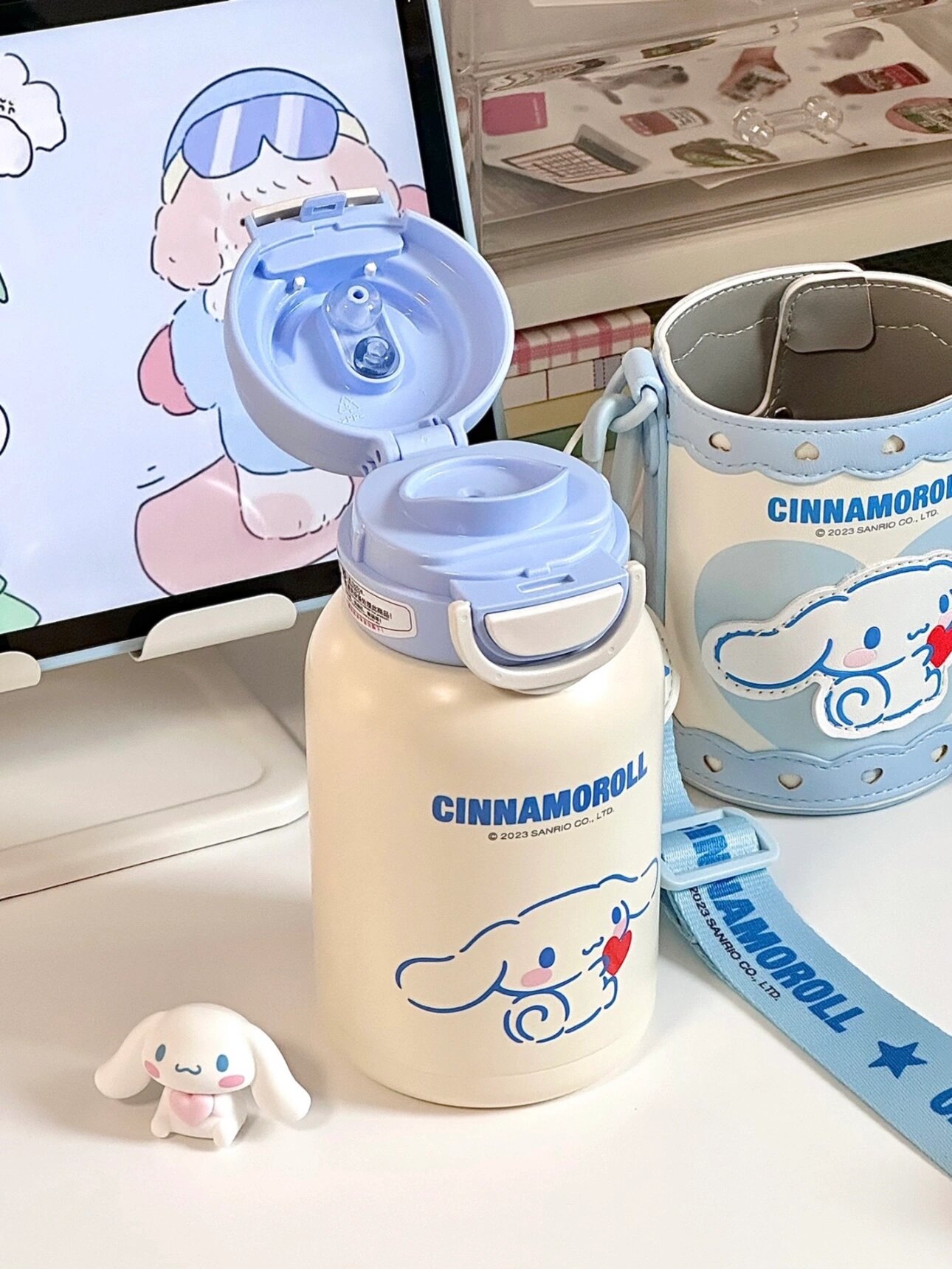 一款高颜值的玉桂狗保温杯