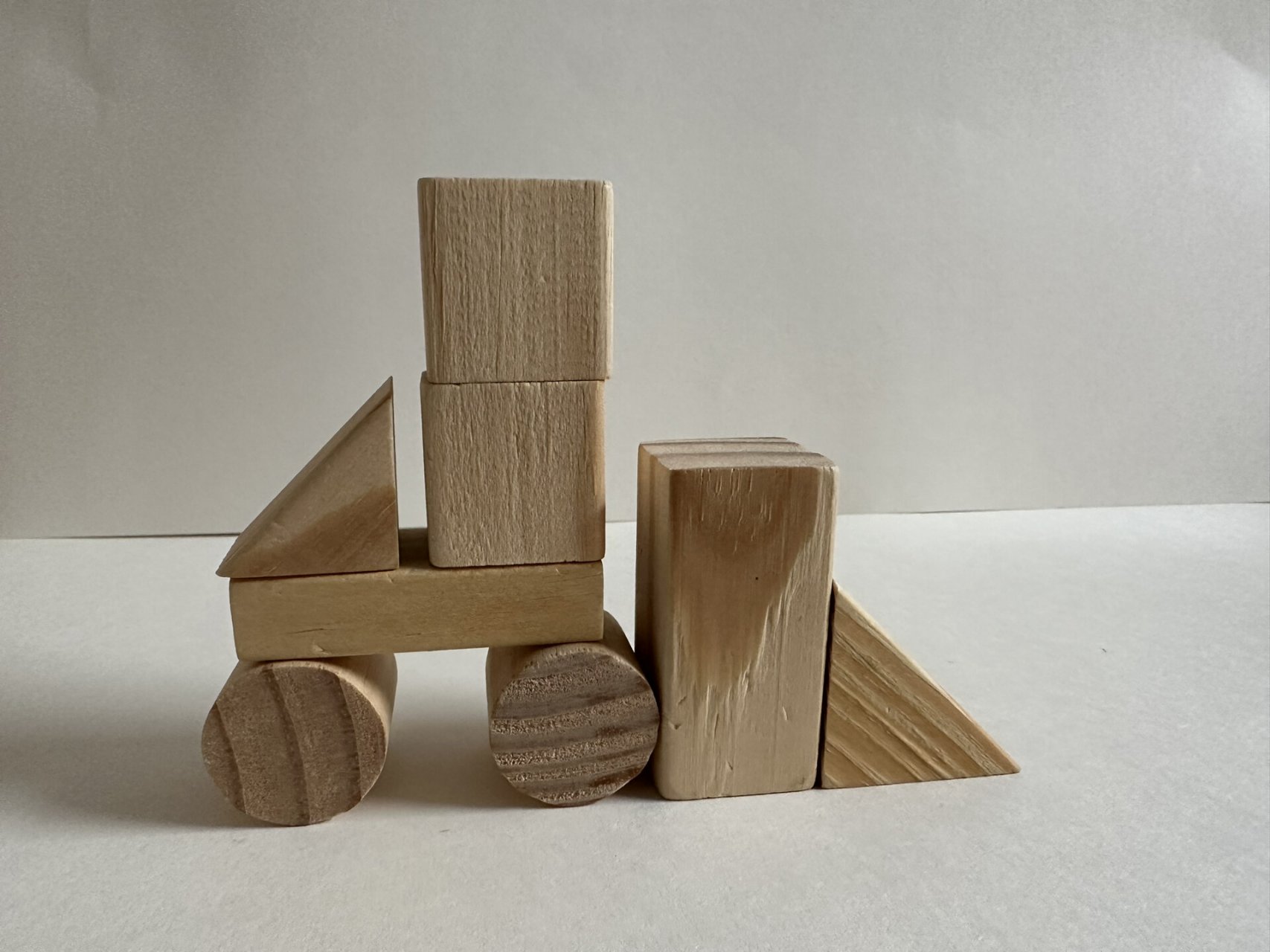 幼儿园小班 木头积木搭建 简单