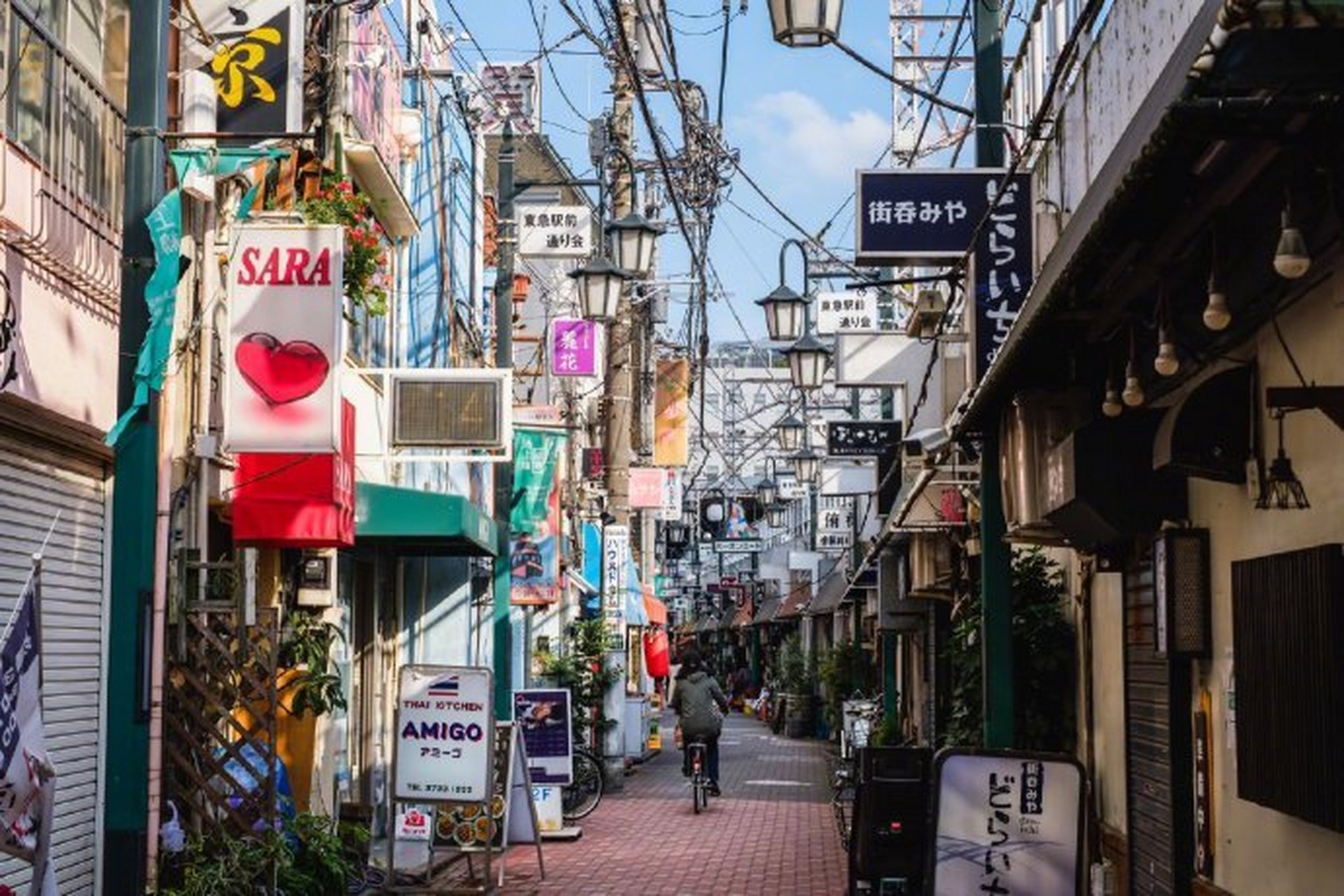 日本街头壁纸 景色图片