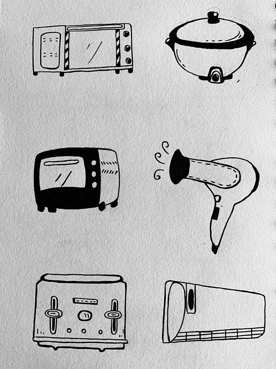 简笔画——家用电器篇