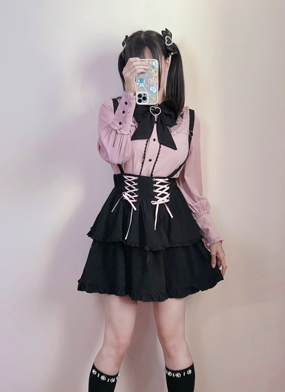 🎀地雷系女子🎀 金刚型大码女孩也可以勇敢的地雷系穿搭了!好感动