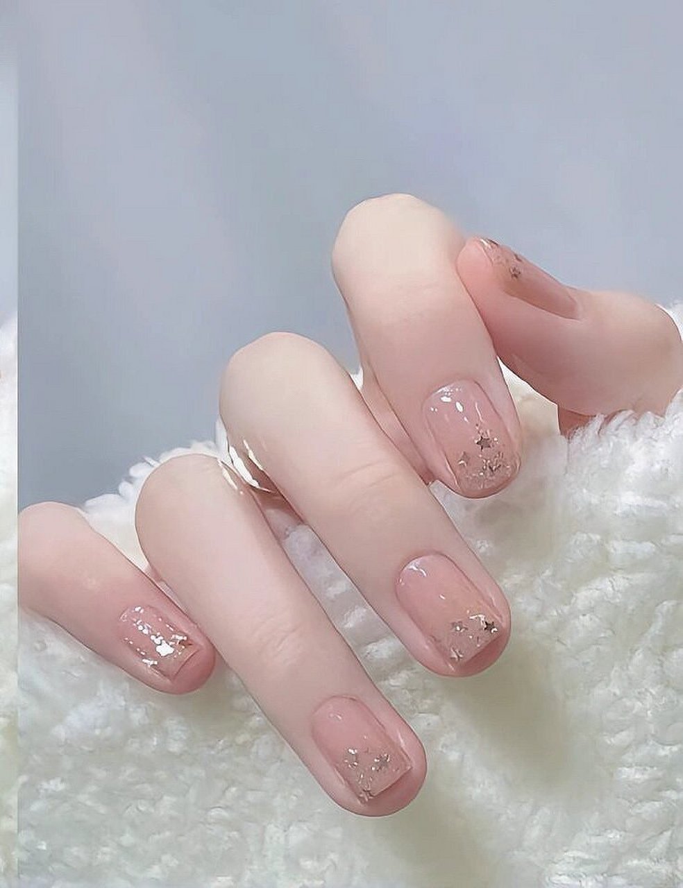 秋冬必备暖色系显白短款美甲穿戴甲 喜欢短甲的姐妹可以去做这一期的