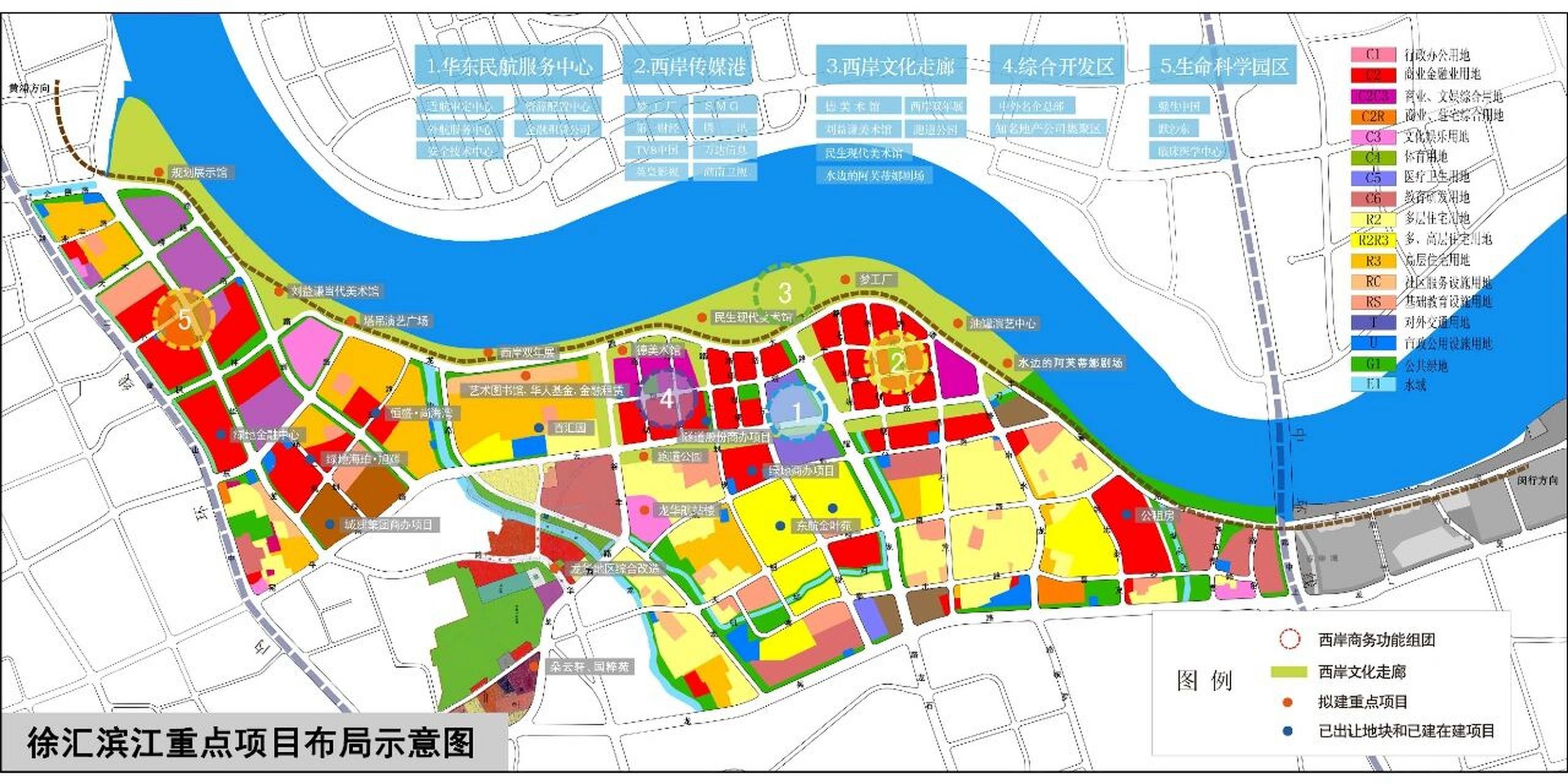 徐汇滨江介绍 徐汇滨江是上海市中心最后一块成片开发的豪宅板块,区域