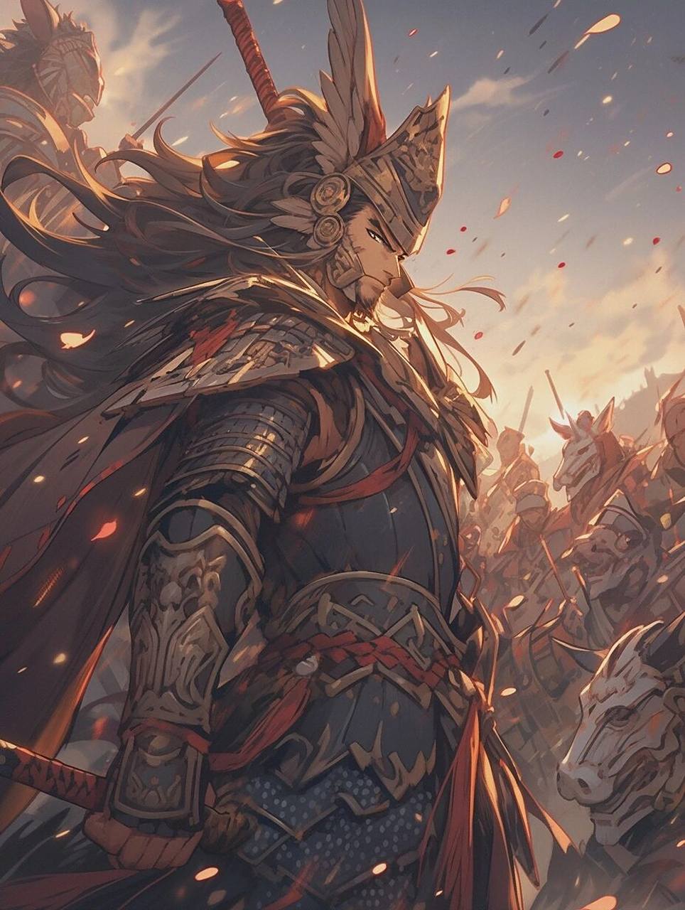 最近垫各种形象做三国演义武将; 经常会收到意外之喜; 明明并不像某