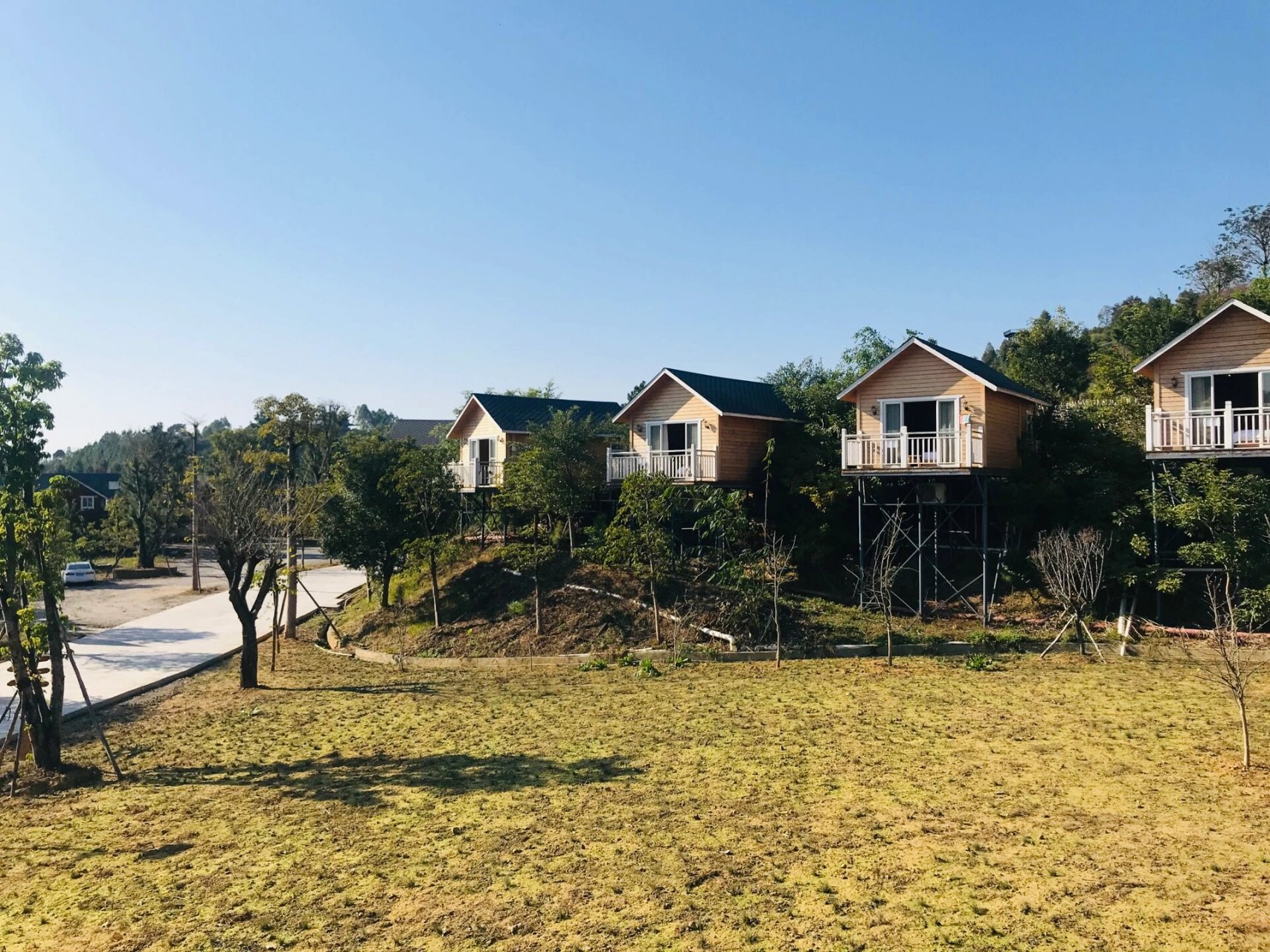 清远英德|徐家庄7315 9905典雅木屋93宁静的湖面,给人一种