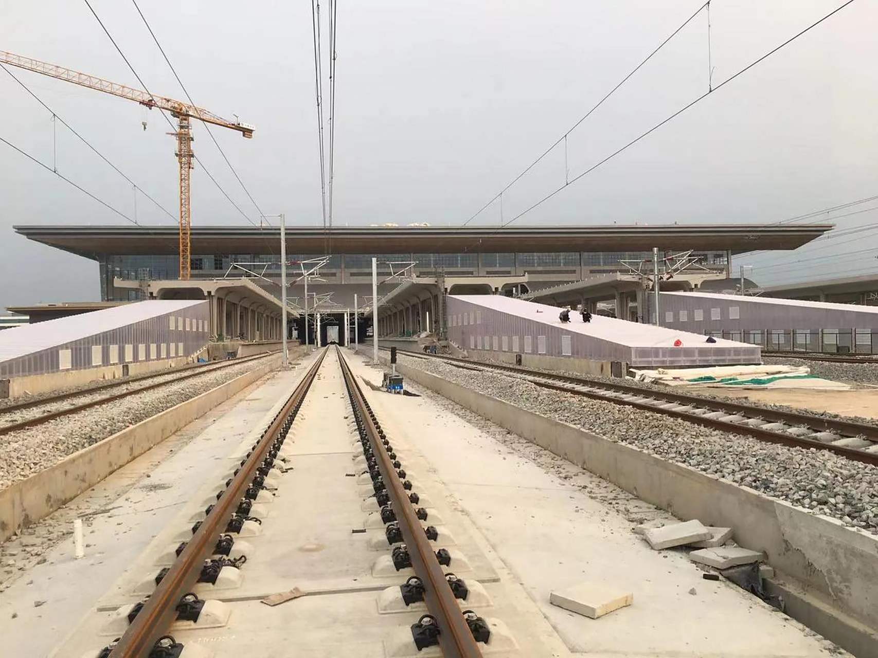 感谢好友分享的照片. 城市观察员聊城高铁西站