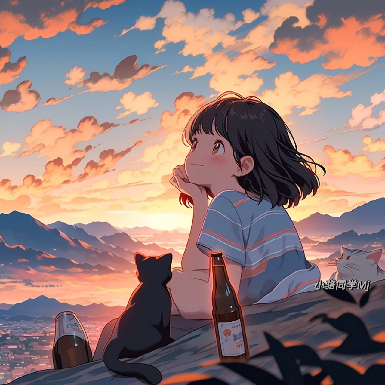 情侣头像|日落尤其温柔 人间皆是浪漫92 落日归山海 山海藏深意78