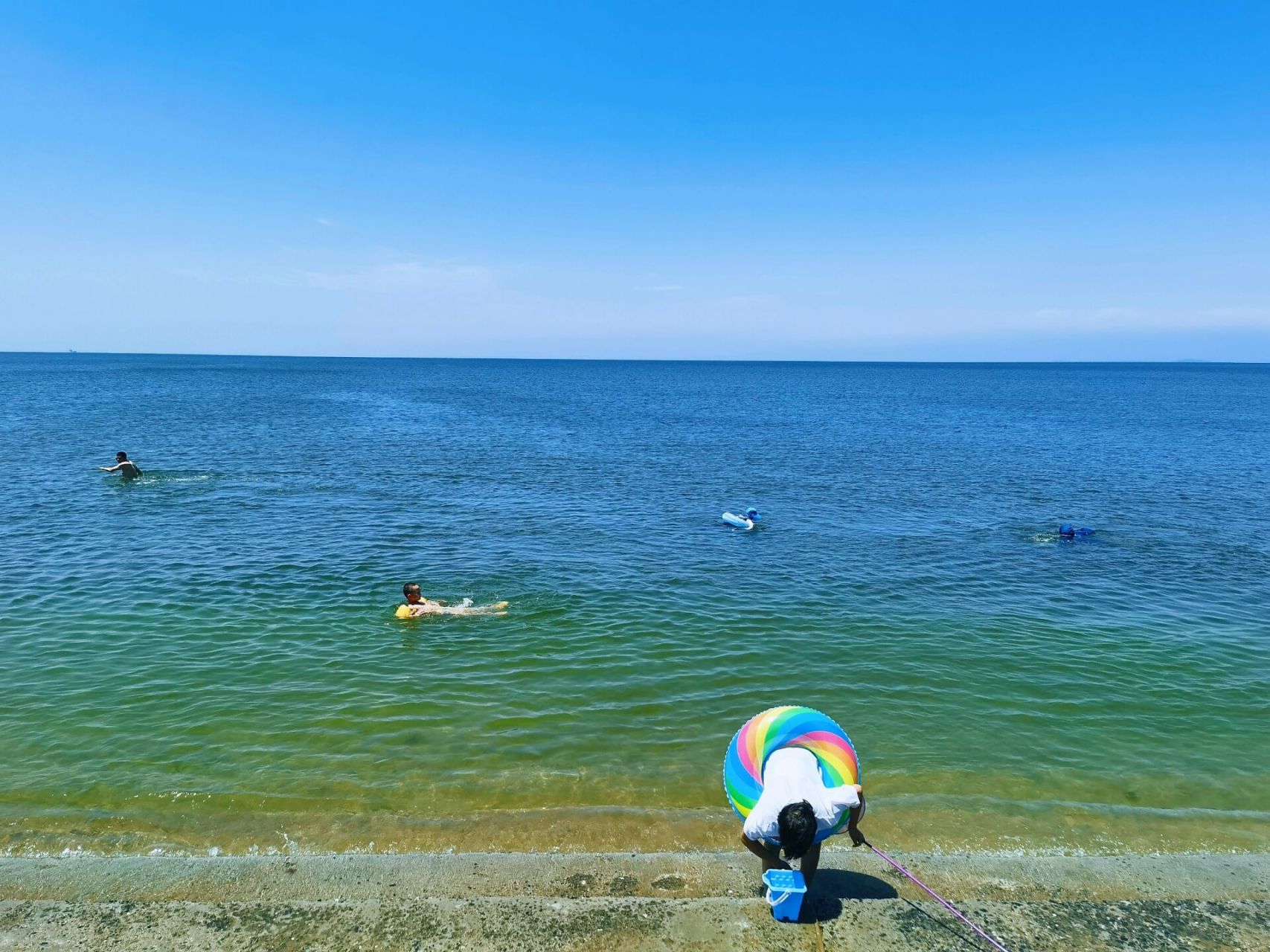让我惊艳的大连夏家河子海滨浴场 在大连黄海这边的傅家庄,星海