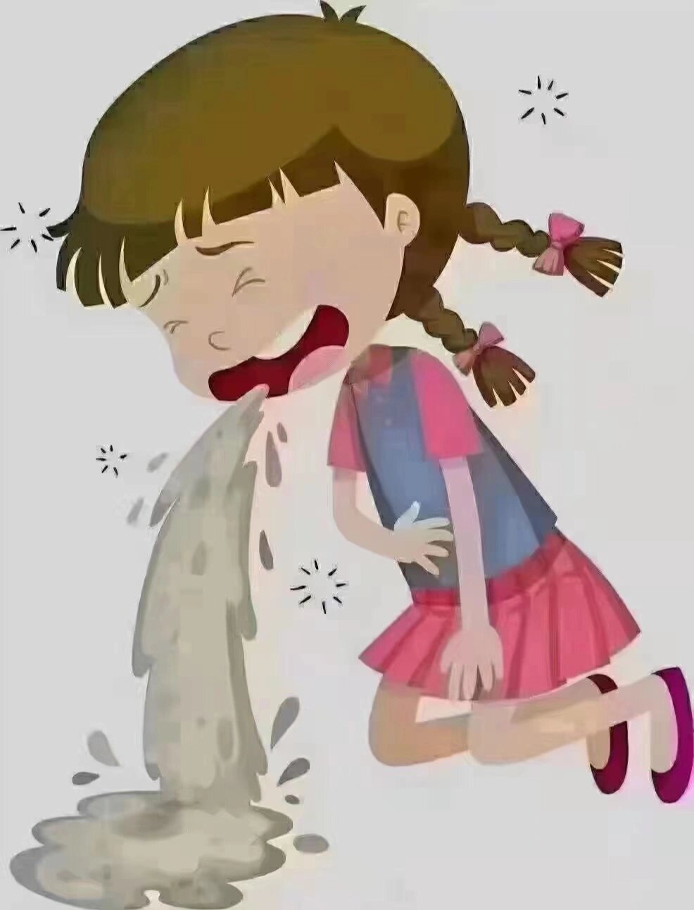 孩子呕吐完应该怎么办?