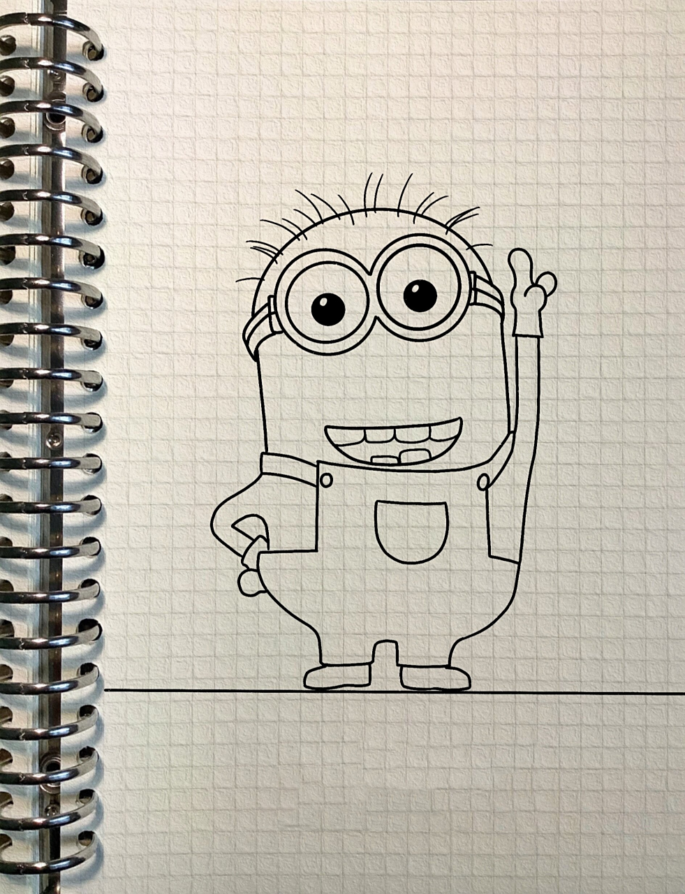 简笔画——小黄人(内有过程) 即使不快乐,也要记得哈哈大笑.