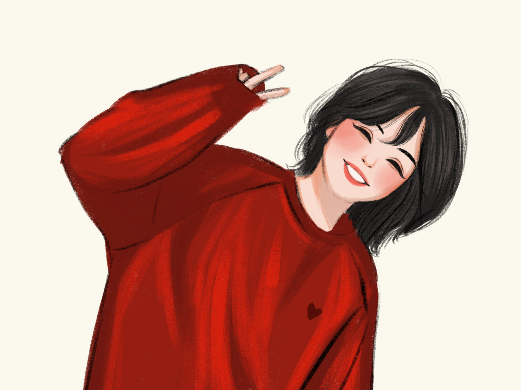 头像|短发版准备过年啦06